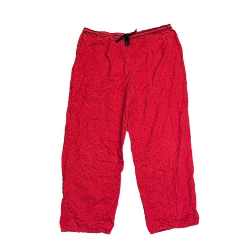 Liz Claiborne Red Polka Dot Joggers